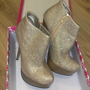 Gold Platform Boots